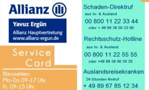 Allianz Ergün Servicekarte